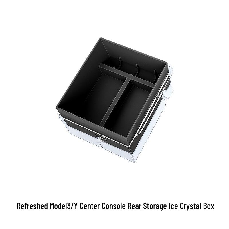 Silicone Ice Box for Tesla Model 3/Y Center Console Storage