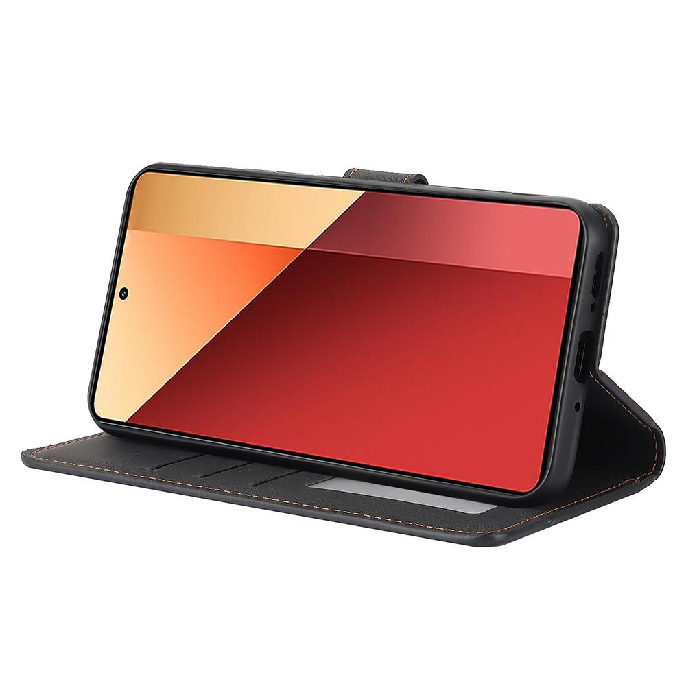 Für Xiaomi Redmi Note 13 4G Brieftaschenhüllen Sturzsichere Leder-Handyhülle
