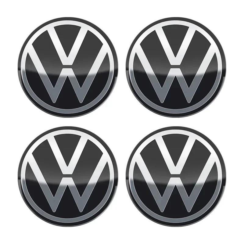 Dla VW Nowe 4 szt. 56/60/65/70/75mm Nakładki na Środkowe Piasty Kół Samochodowych Naklejka Odznaka Dla Volkswagen VW B5 GTI Golf 5 7 Caddy Passat b6 Tigua
