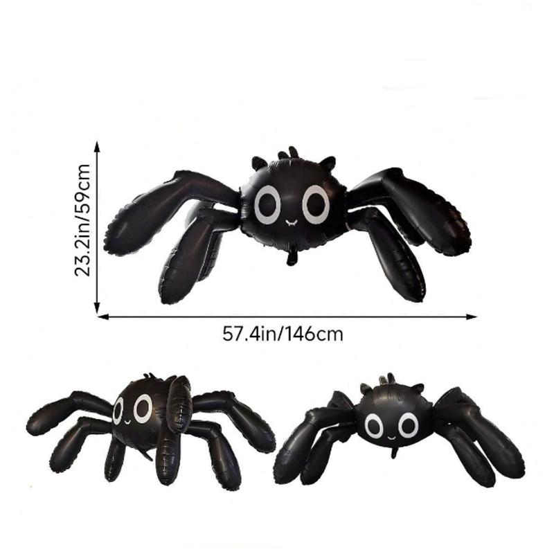 Хэллоуин 3D Черный Паук Воздушный Шар Фестиваль Призраков Украшения для Вечеринки Игрушка-Розыгрыш Воздушный Шар Принадлежности для Вечеринки на Хэллоуин Надувной Шар 1pcs