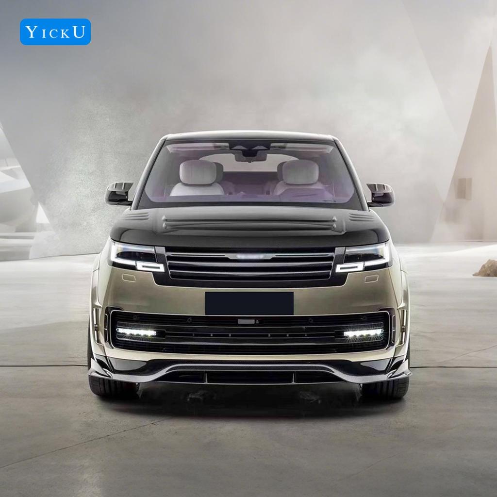 MS Style Carbon Fiber Body Kit for New Land Rover Range Rover: Front Lip, Rear Lip, Fender Flares, Side Skirts, Tail Spoiler, and Wind Deflectors