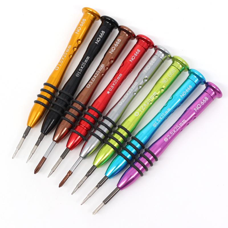Precision Aluminum Alloy Phillips Screwdriver for Watches & Glasses