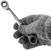 JCB Double-ended Ratchet Ring Spanner 12x13mm Cr-V 12-point