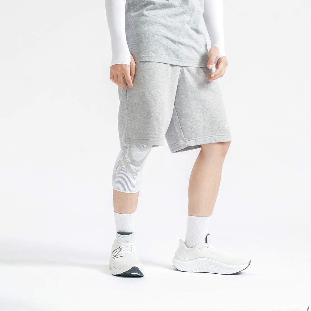 New Balance Essentials Stacked Logo French Terry Shorts Asia Sizing 'Athletic Grey' Men's MS31540-AG