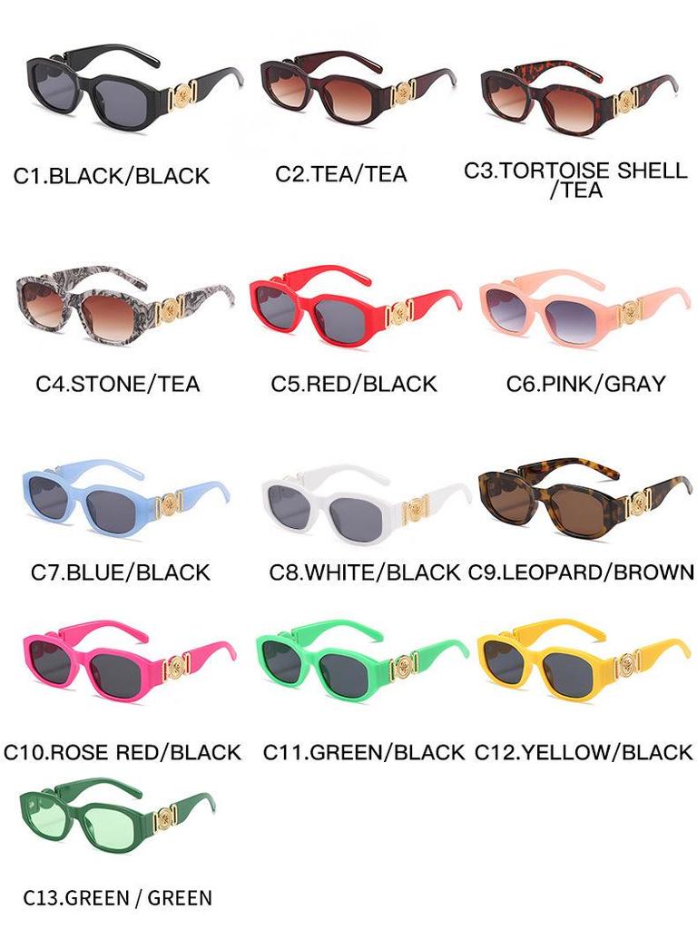 2021 Trendy Polygone Firkantede Solbriller – Europeisk og Amerikansk Kjendisstil