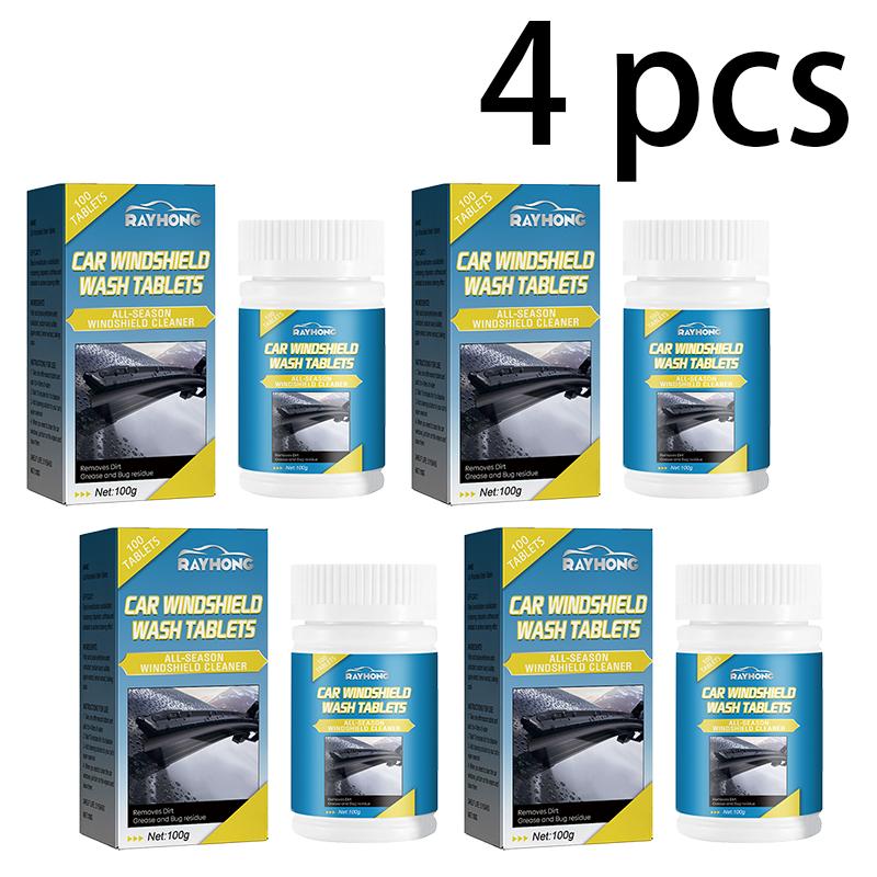 RAYHONG Auto Windshield Cleaner Tablet Auto Glass Mirror Cleaner Oil Defogging Cleaner