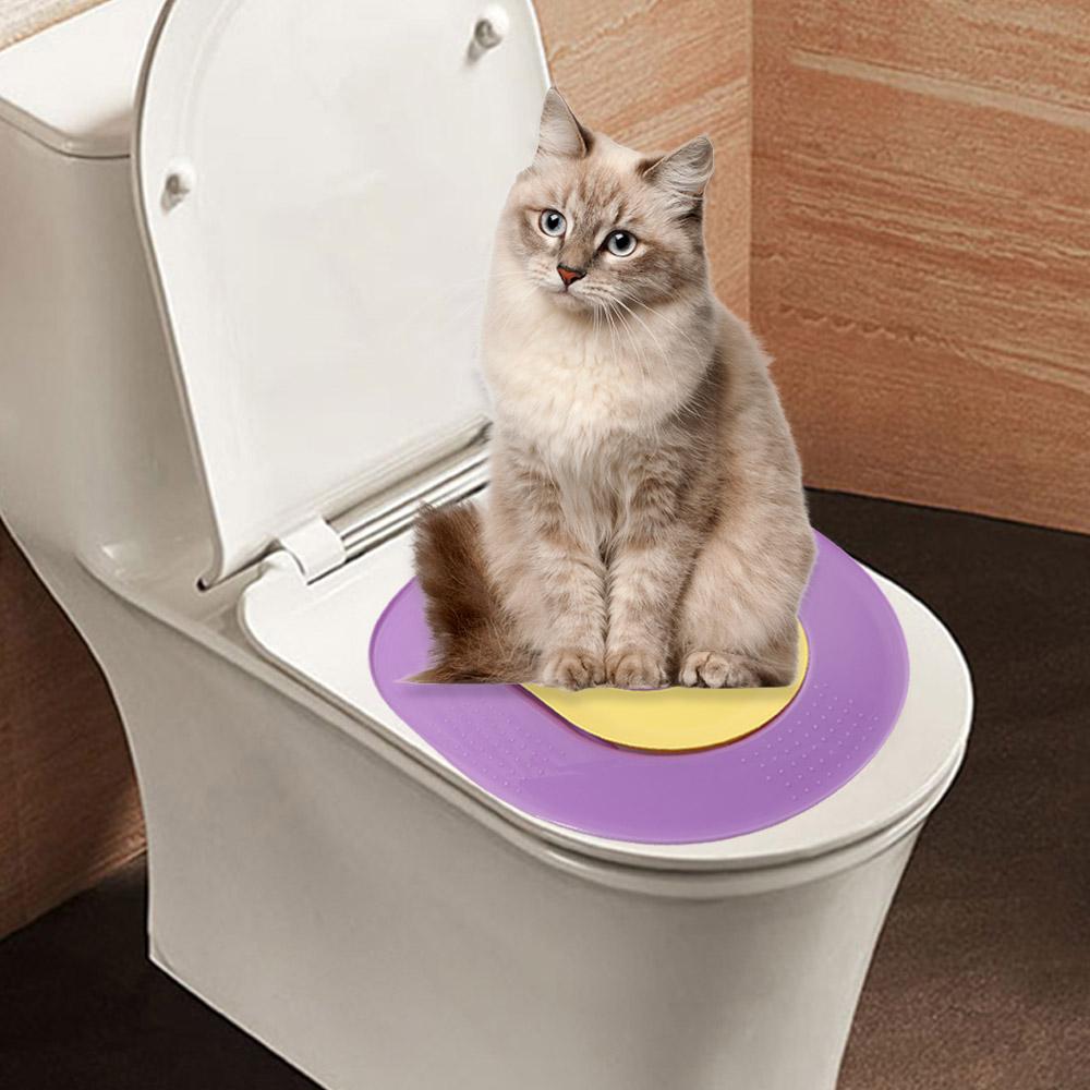 Washable Pet Toilet Trainer Portable Cat Urinal Potty Reusable Litter Box  Training System