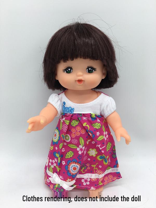 Milu Doll Outfit & Accessories Set: Naked Body, Costume, Tent, Stroller, Dining Chair, Pretend House, Girl Toy