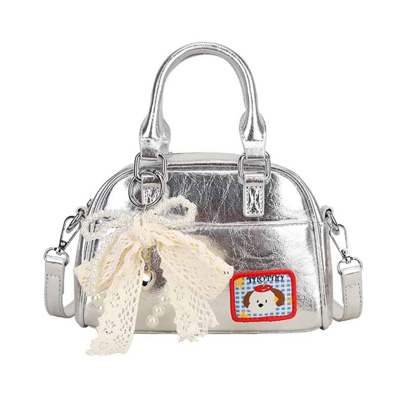 Sommer tragbare Denim kleine Tasche Damen neue Mode Umhängetasche hochwertig tragbare Bowlingtasche