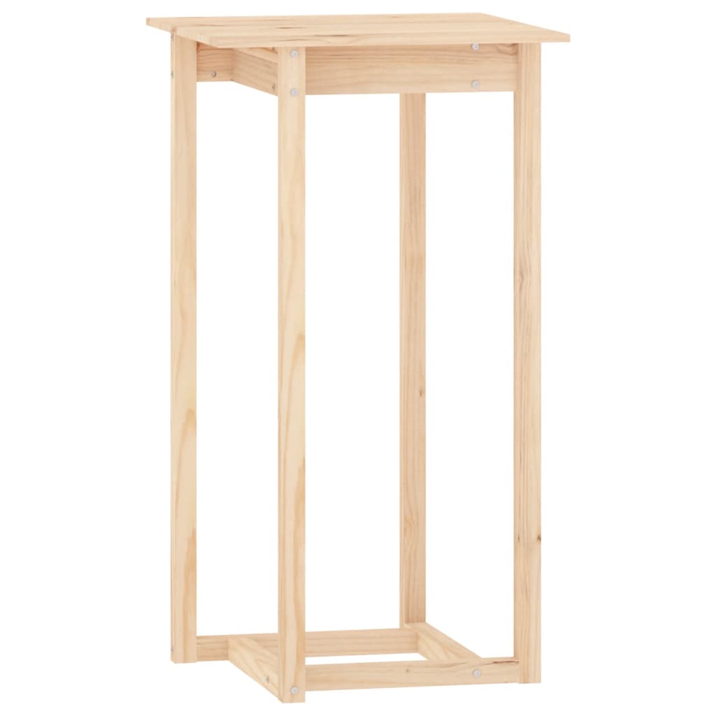 3 Piece Bar Set Solid Pine Wood