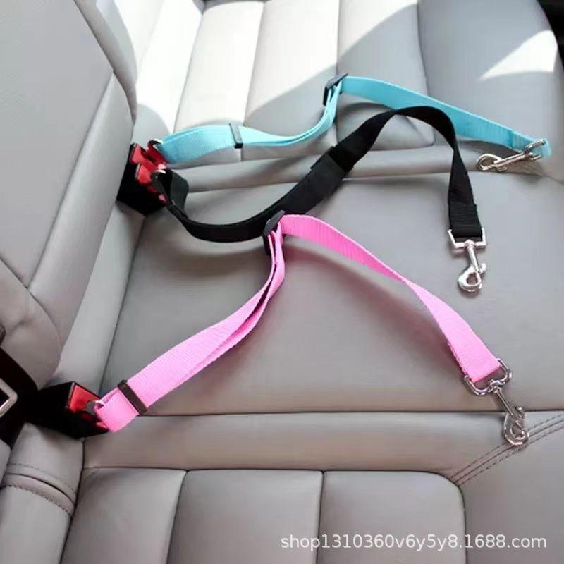 Pet products Car safety buckle Pet dog leash Car leash pad Fixed rope Safety belt