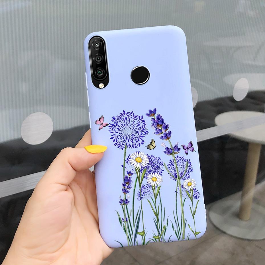 Flower Phone Cases For Huawei P30 Lite Pro Case Cover On Fundas Huawei P30 P30lite P 30 lite pro P30pro Cute Soft Silicone Cases