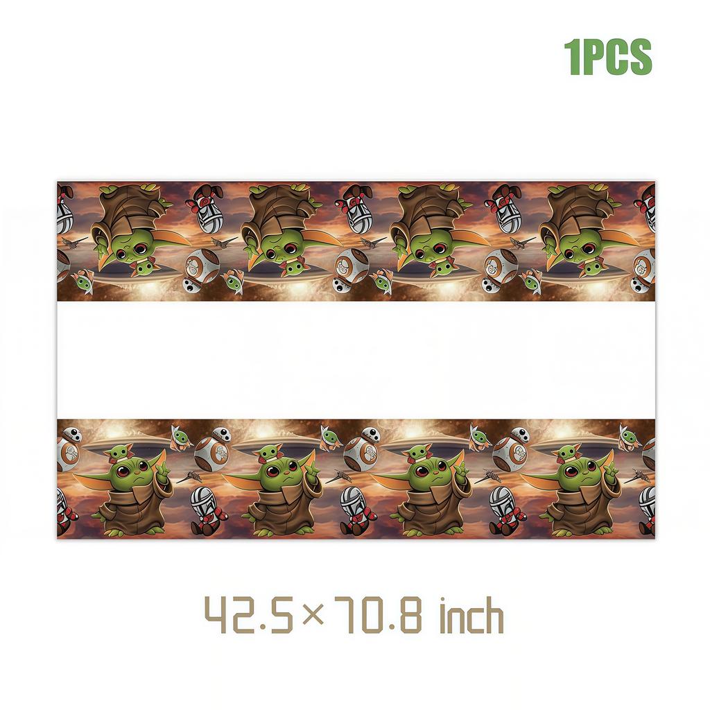 Star Waring Yoda Baby Theme Birthday Party Decoration Plate Napkin Cup Balloons Banner for Boys Favor Baby Shower Supplies Gifts