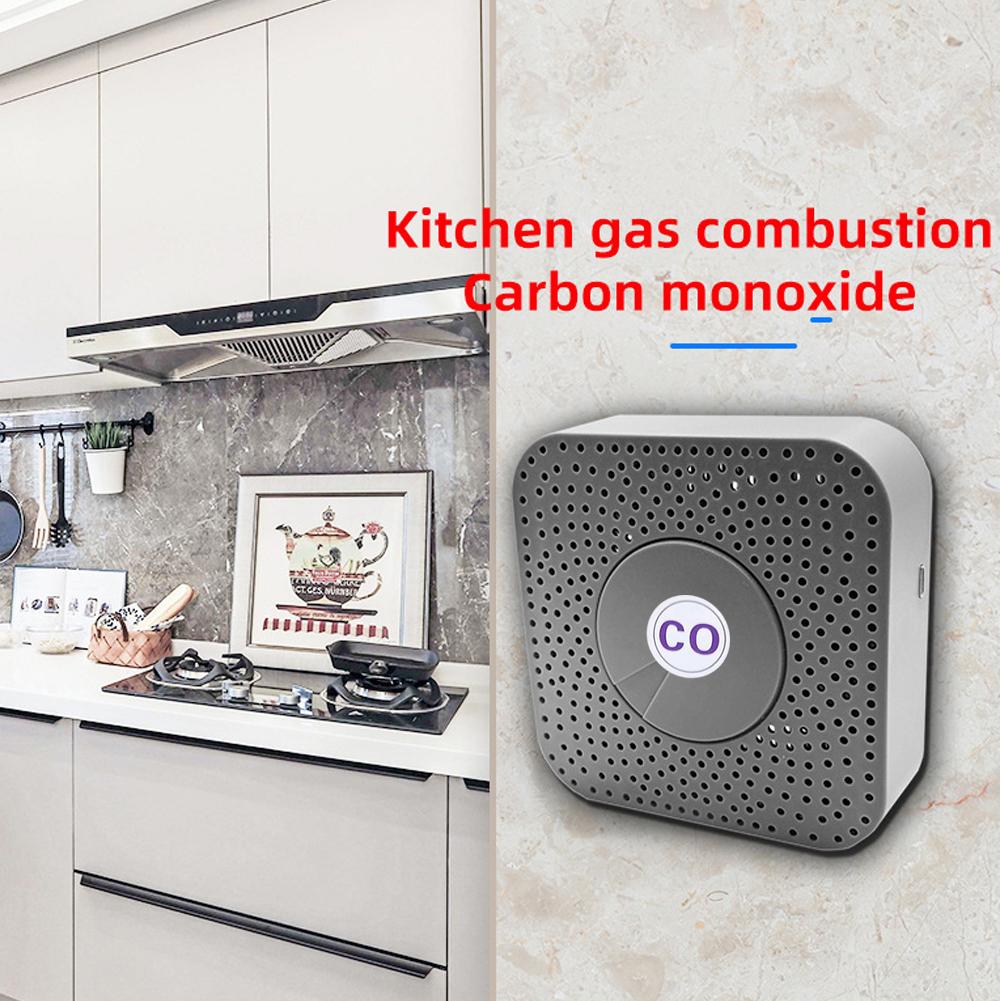 Tuya ZigBee CO-Detektor Tragbarer Kohlenmonoxid-Tester Multifunktionales Kohlenmonoxid-Konzentrationsmessgerät