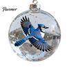 Collectible Bird Glass Ornaments Nature Faux Crystal Ornament Handmade 3D Warmth And Meaning Set Clear Plastic Christmas Ball Holiday Decor Loved One