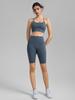 Autumn 2025 Women's Two-Piece Fitness Set: Lycra Yoga Capris & Sports Bra