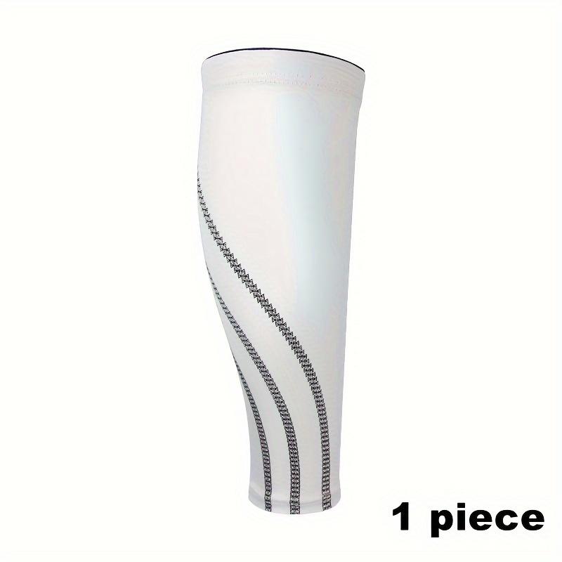 

1pc Sports Leggings, Compression Breathable Leg Sleeves, Warm Elastic Calf Socks, Suitable for Outdoor Basketball M слоновая кость