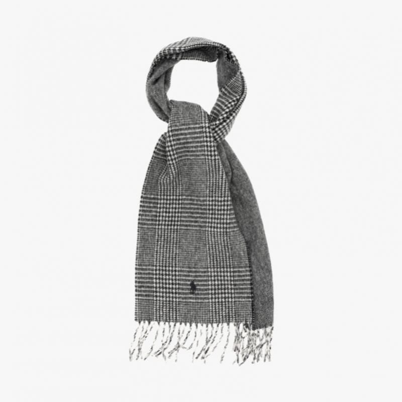 Polo Ralph Lauren Reversible Fringe Muffler Plaid Pc0945 003