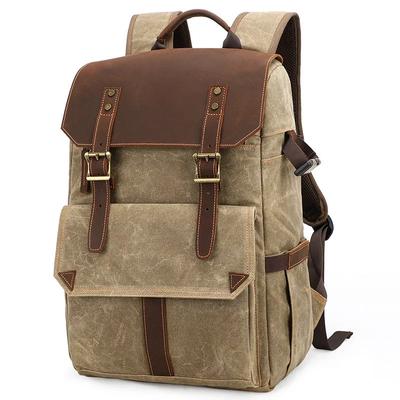 Große Kapazität Retro Batik Leinwand wasserdicht Fotografie Rucksack langlebige Schultern Taschen Reisen Outdoor Casual Männer Kameratasche