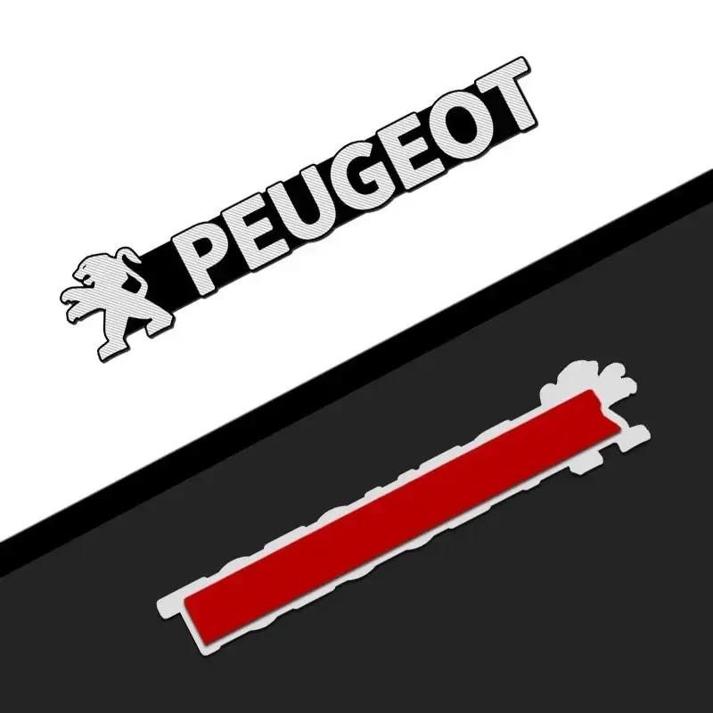 Nuovo Decorazione Audio Auto Emblema Distintivo 3D in Alluminio Adesivo Per Peugeot 308 307 206 208 207 3008 508 407 2008 5008 106 Styling
