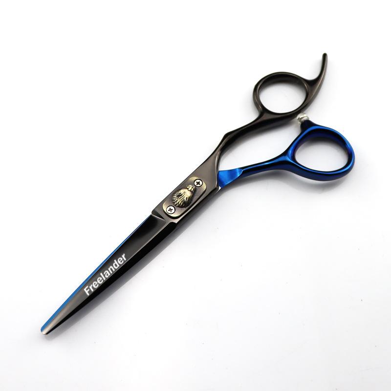 Black And Blue High-End, Wolf Head Hair Scissors, Haircut, Flat Scissors, Bangs, Tooth Scissors, Thin Scissors Fmlt-02