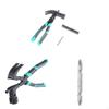 H7EE 3 In 1 Multitool,Professional Stainless Steel Multitool Pliers with Replaceable Head for Household Repair Woodwork