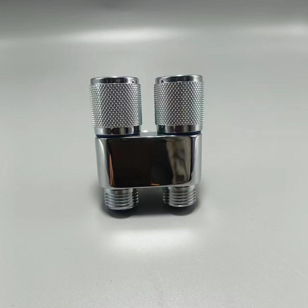 All-Copper Dual-Control Angle Valve & Spray Gun Bathroom Set