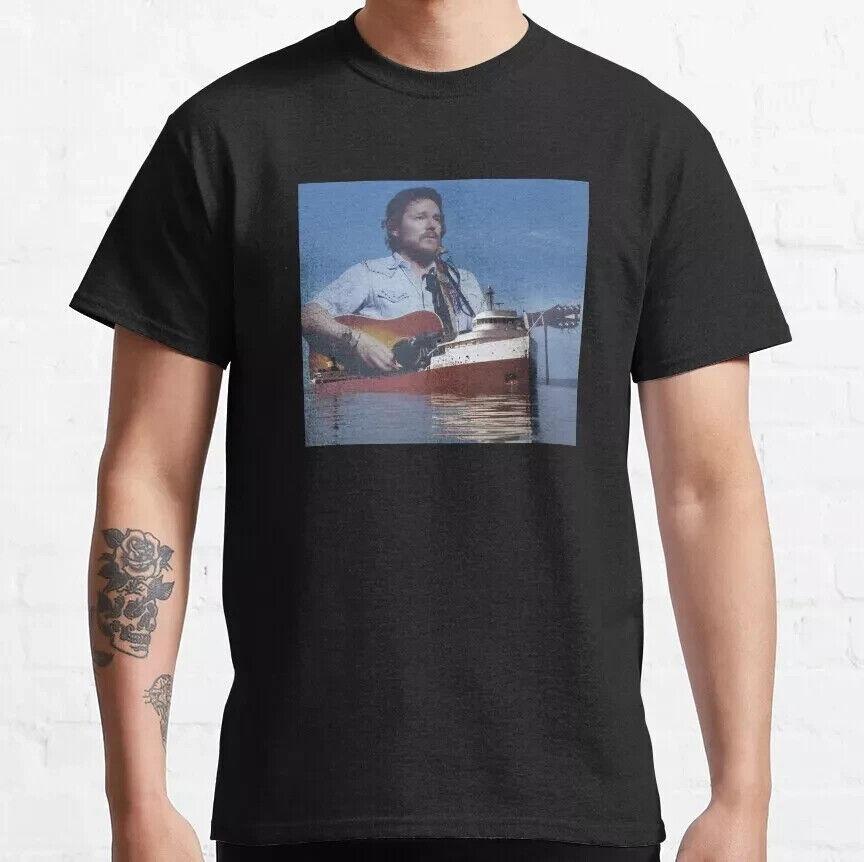 Gordon Lightfoot and Edmund Fitzgerald Classic S-5XL Art T-Shirt Unisex T-Shirt S