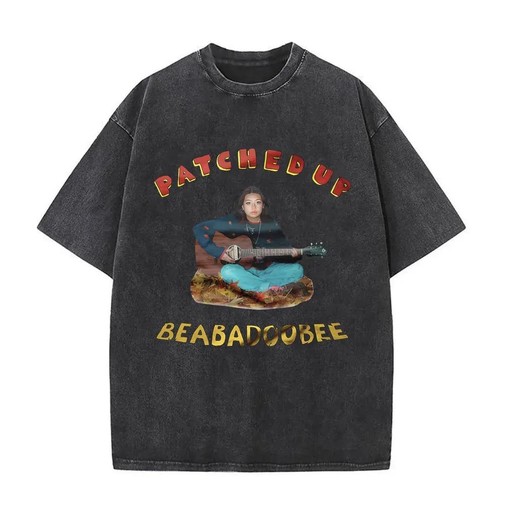 Hot Sale Singer Beabadoobee Graphic Print TShirt Men Women Vintage Washed Cotton Streetwear Fashion Oversize Top Summer New Top