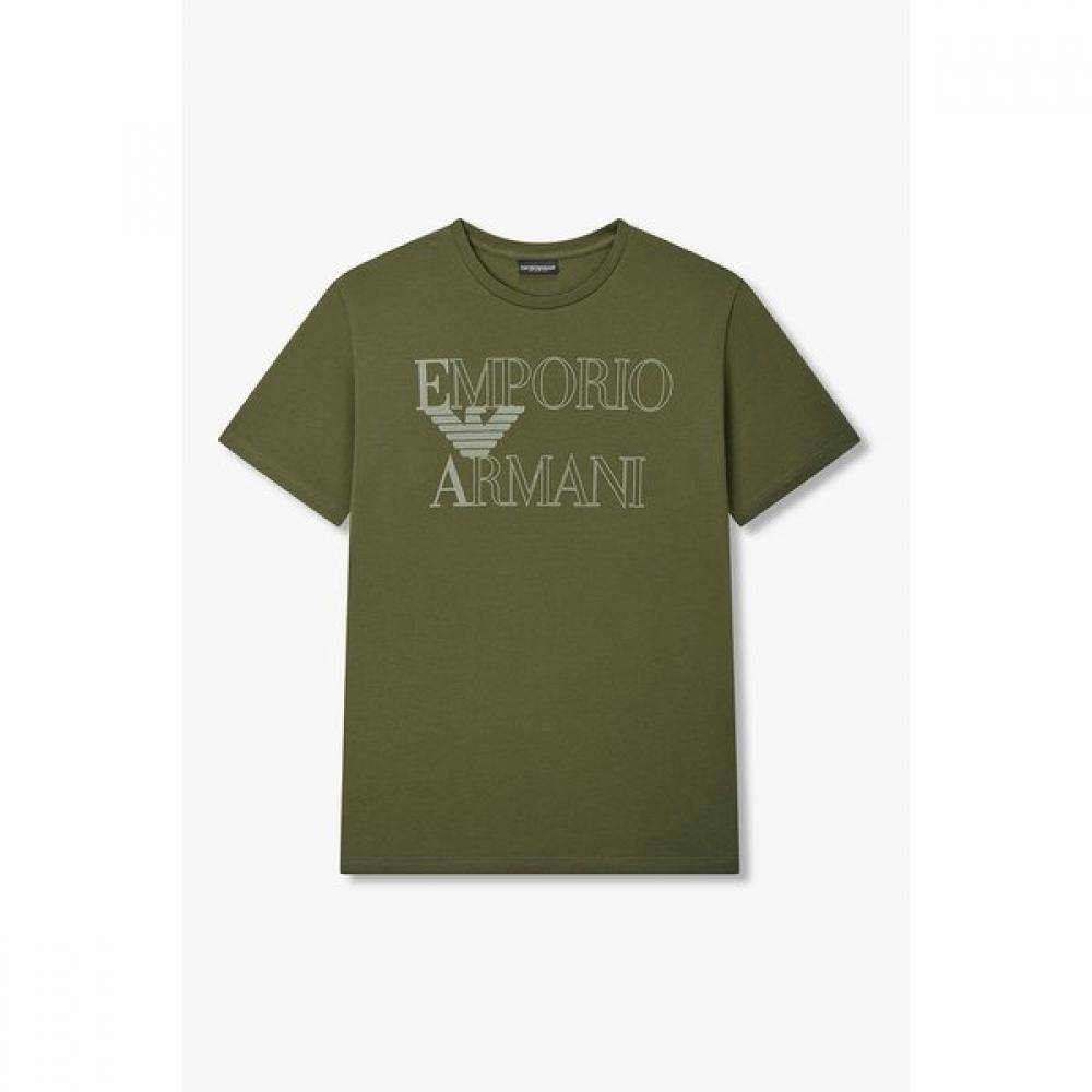 Emporio Armani Men Logo Crewneck Beachwear T shirT 0816134054 L(105)