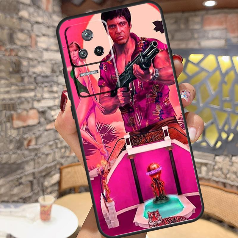 Scarface Tony Montana Case For Xiaomi 14 Ultra 15 13 11T 12T 13T 14T Pro POCO X3 X5 X6 X7 Pro M6 F5 F6 Pro Cover