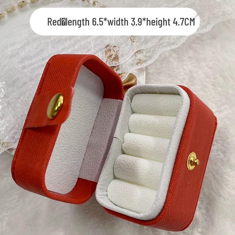 

Компактная дорожная шкатулка для украшений для колец и серег