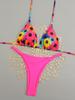 2024 European & American Lace-Up Halter Triangle Bikini – Sexy Beach Swimwear