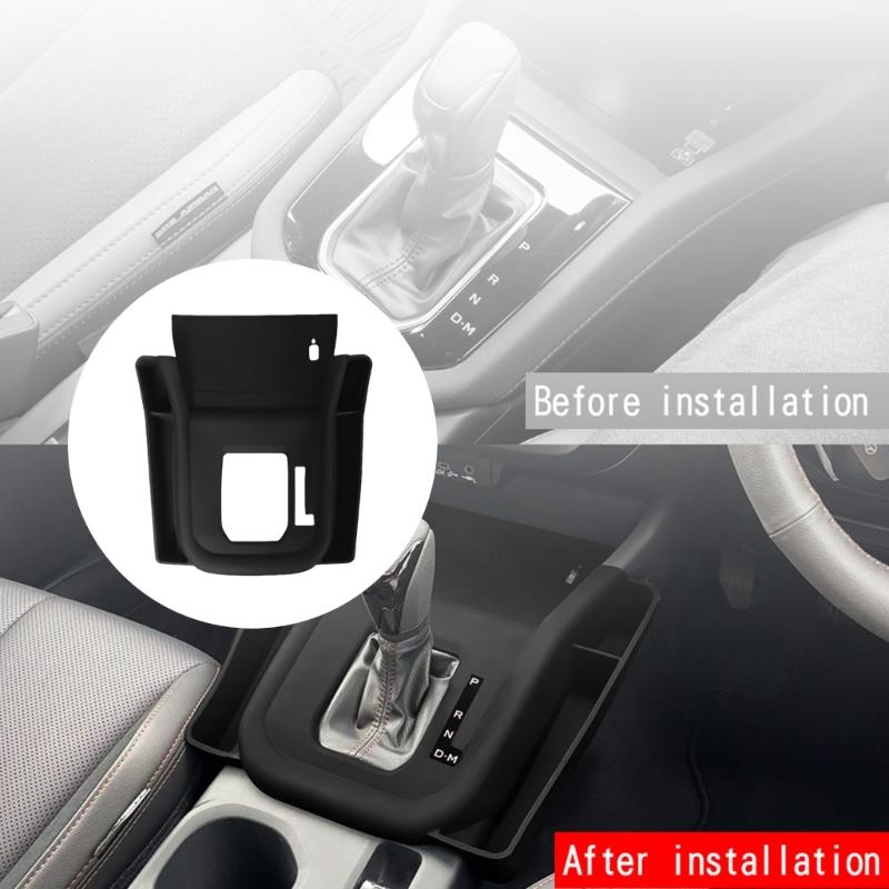 Sturdy Rubber Transmission Console Mat Having Compartment Precisely Suiting 25 SUV Right Hand Drive Models
