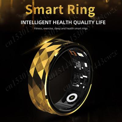 R12M Smart Ring Health Monitor Blood Oxygen Heart Rate Sleep Monitor Activity & Sleep Tracker Multi Sport Modes for Android iOS