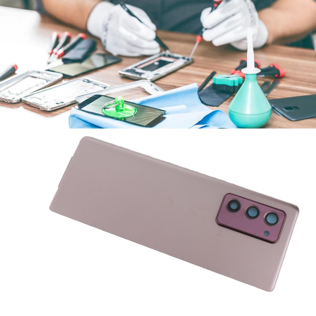 Phone Back Glass Cover Replacement Back Glass with Camera Glass Lens Tape Parts for Fold 2 5G F916