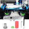 18001P Upgrade Aluminum Alloy Dual Exhaust Joint Tubing for HPI Savage 4.6 5.9 1 8 Nitro Car