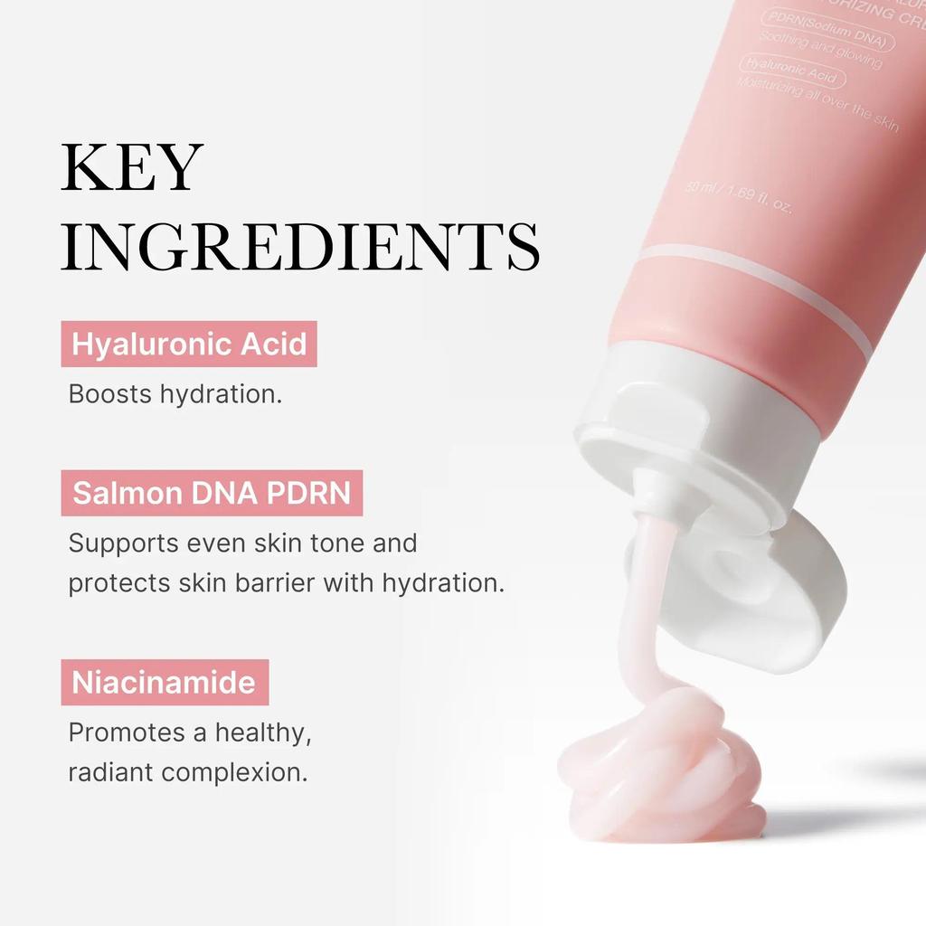 [medicube] PDRN Pink Hyaluronic Moisturizing Cream Pink Soothing Cream Salmon DNA, Salmon PDRN, Hydrating, Moisturizing
