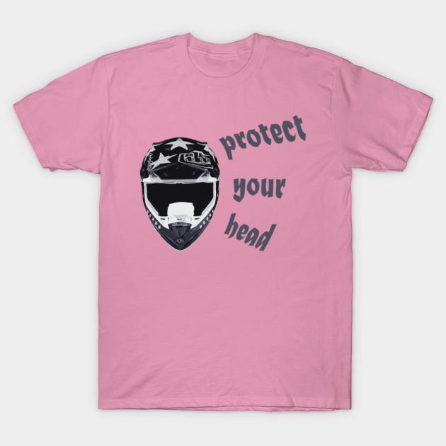 T Shirt Women Protect Your Head Helmet Harajuku Print Kawaii Tshirt Summer Short Sleeve Female T-Shirt Top Tee