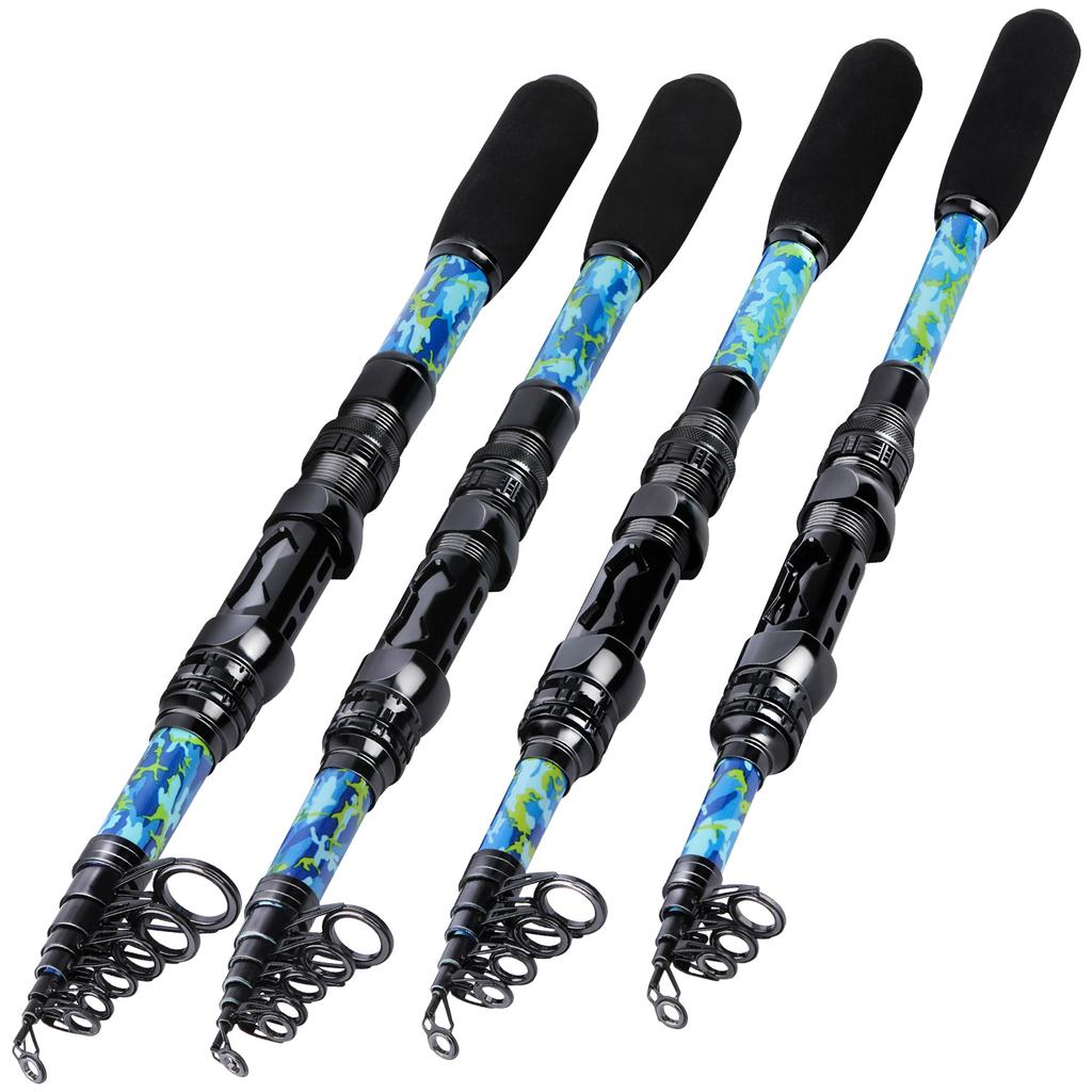 SOUGAYILANG Spinning Fishing Rod 1.8M-2.7M  Portable Carbon  Fishing Rod  6-9Sections Fishing Pole
