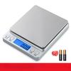 Kitchen Scale Coffee Scale Small Household Food Grams Weight Scale Food Baking Stainless Steel Grams