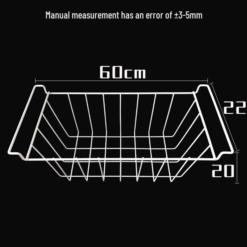 Universal Multi-Layer Hanging Freezer Storage Rack Basket