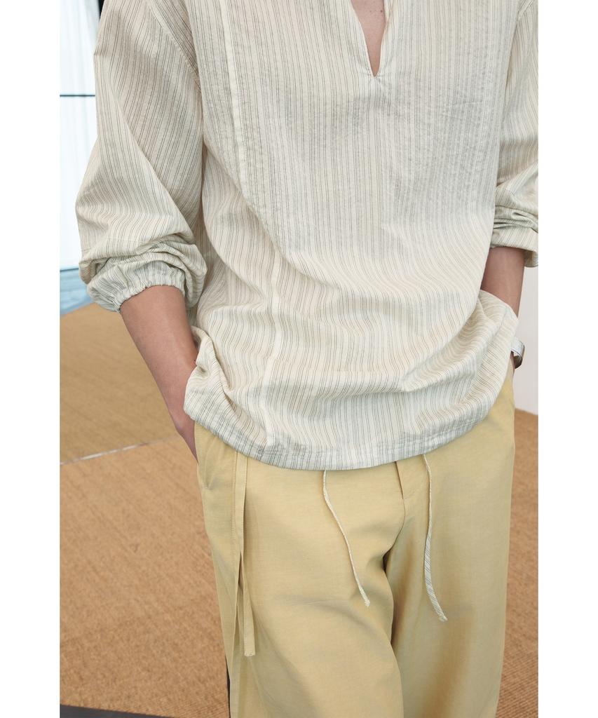 YOUTH Side String Pants - Light Yellow