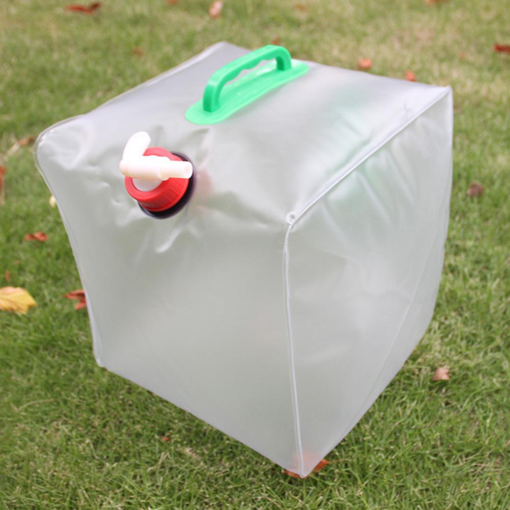 Outdoor Foldable Portable Transparent EVA Water Bag ultralight Large Capacity(20L)