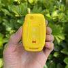 ZAD Silicone Flip Car Key Case Cover Protector Holder For Ssangyong 2015 2016 Tivoli Rexton Korando C 3 Button FOB Key