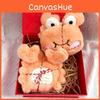 Big Crab Plush Keychain With Beaded Chain For Souvenir Collectible