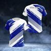 Honduras Vlajka Grafika Unisex Trička Letní Ležérní Streetwear Pánská Móda Dres Chlapec Nadrozměrná Trička Krátký Rukáv Sportovní Oblečení