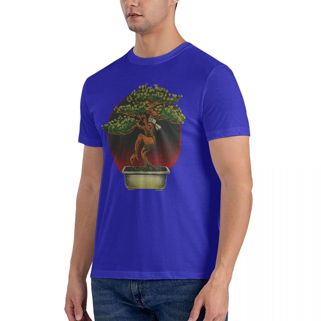 T-shirt Karate Kid The Karate Bonsai Print Men Tee Shirts Top Y2k Harajuku Tops Street Fashion