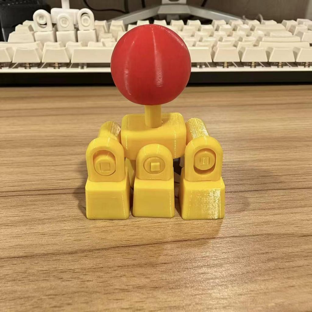 3D Printed King of Fighters Joystick Keycaps for Mechanical Keyboards - WASD Directional Keys