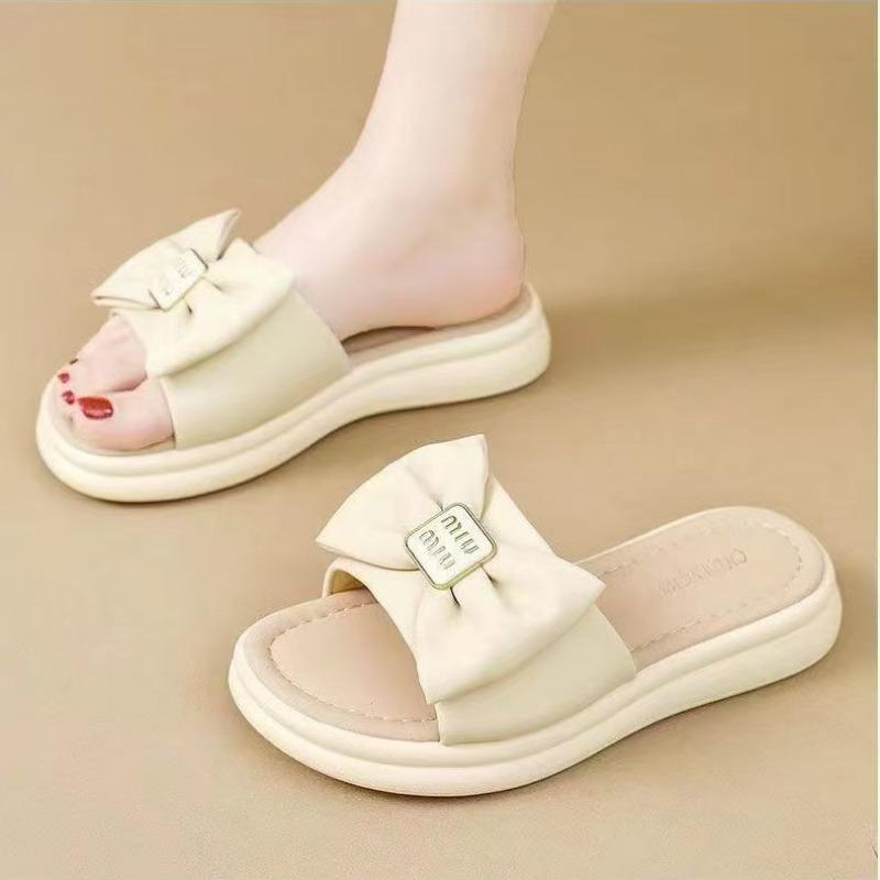 New fashionable high-end slippers muffin bottom office shoes drag platform sandals women wear platform slippers women
